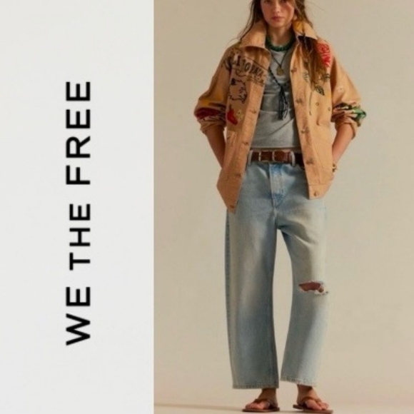 WE THE FREE By Free People | Doodled Graphic Jacket - Picture 9 of 12